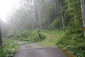 八丁坂登り口（2017.9）